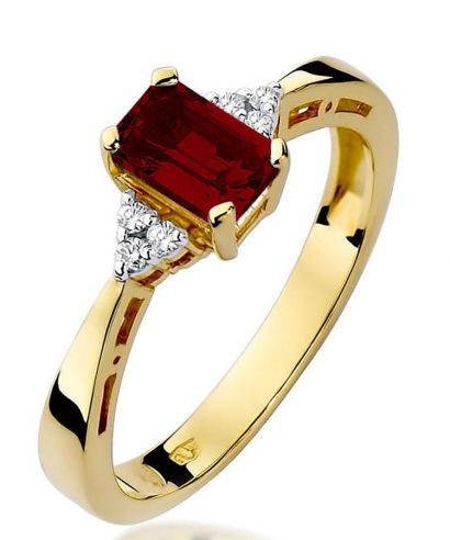 Bonore - Arany 585 - Gránát 0,7 ct gyűrű