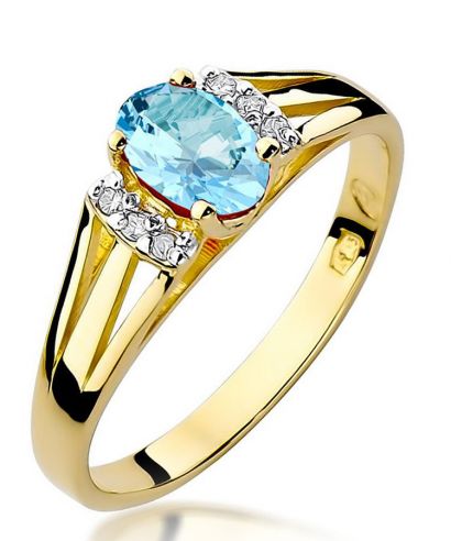 Bonore - Arany 585 - Topáz 0,5 ct gyűrű