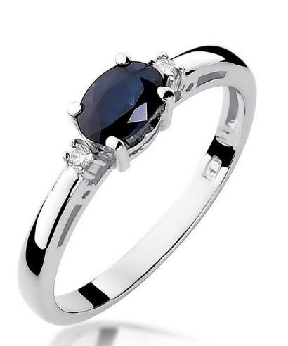 Bonore - Fehér Arany 585 - Zafír 0,7 ct gyűrű