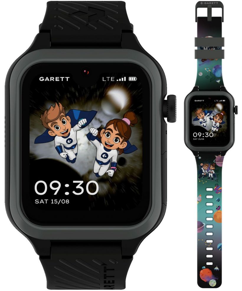 Garett Kids Essa AI 4G Fekete SET Gyerek okosóra
