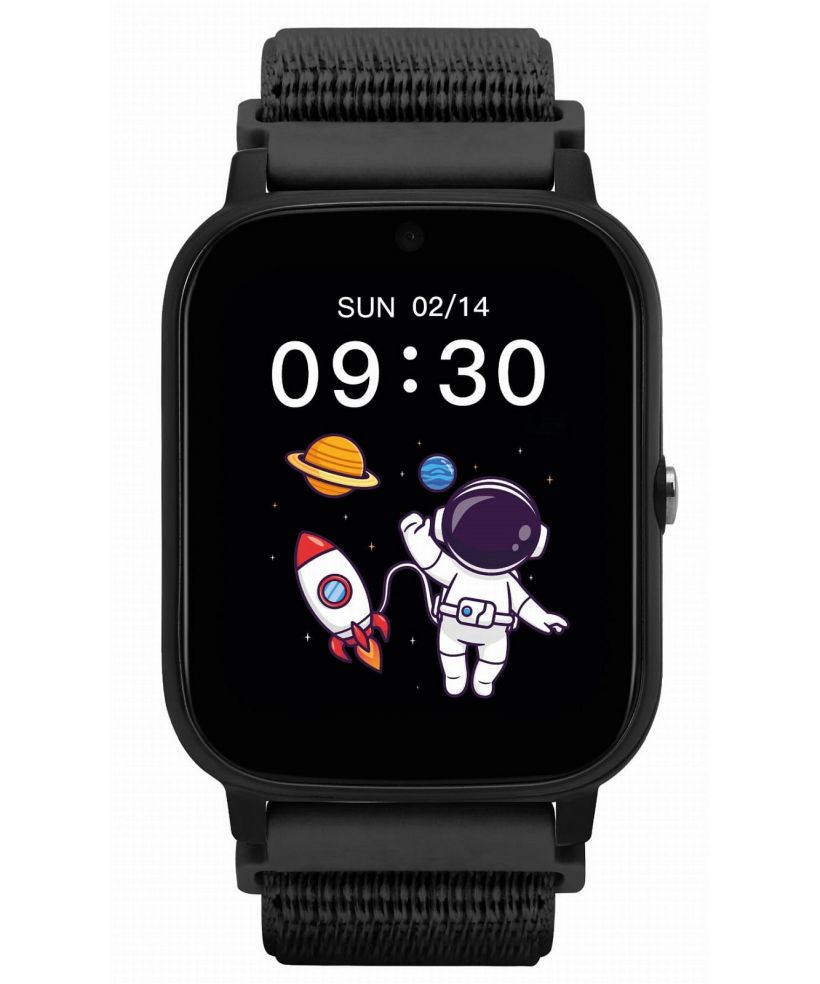 Garett Kids Tech 4G Fekete Velcro Gyerek okosóra