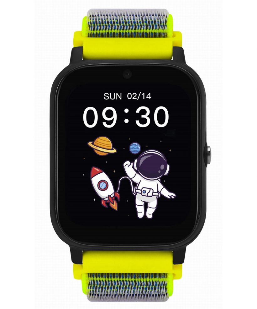 Garett Kids Tech 4G Zielony Velcro Gyerek okosóra