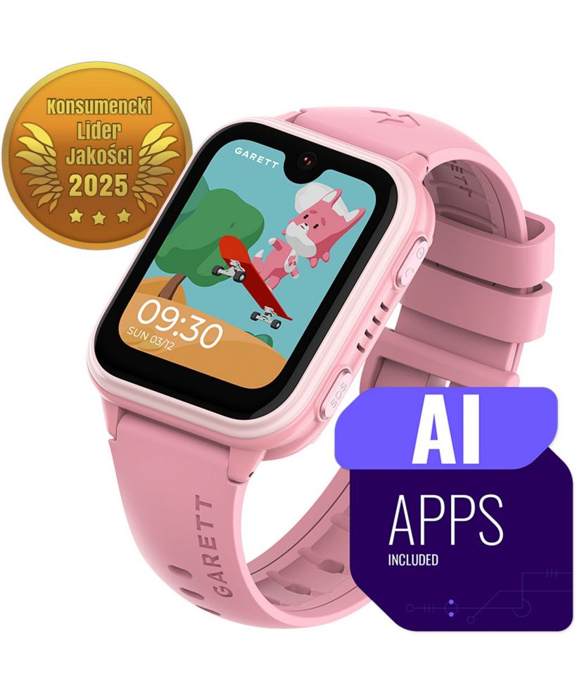 Garett Kids Vibe AI 4G Rózsaszín Gyerek okosóra