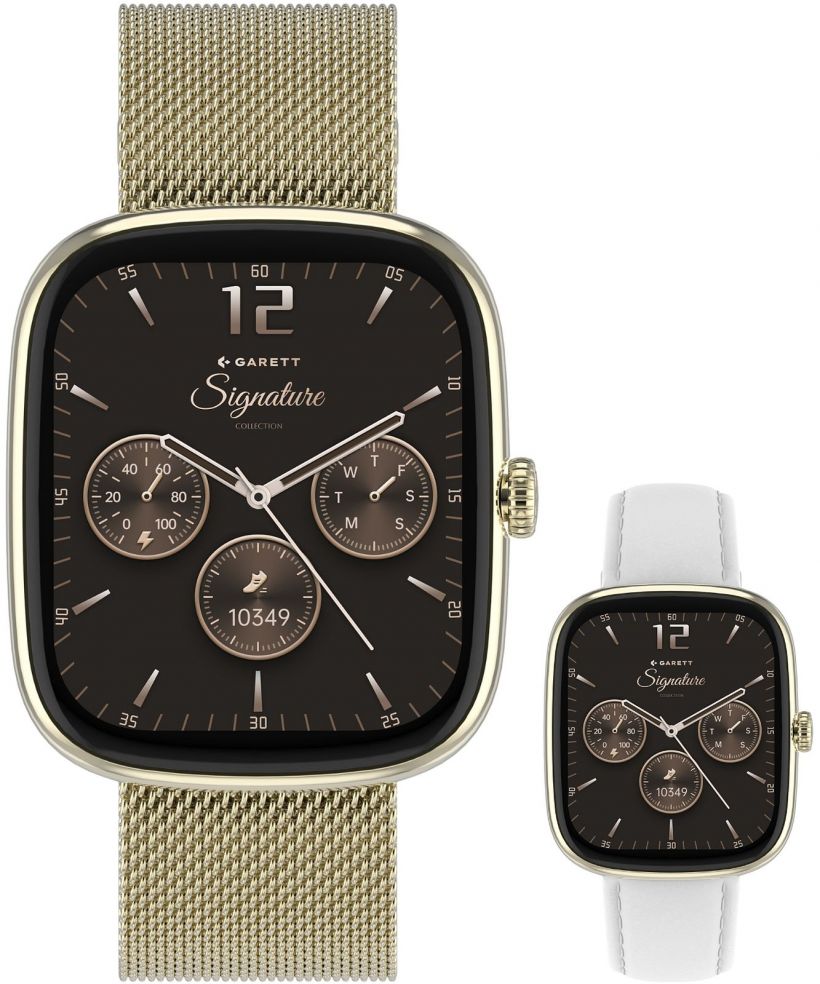 Garett Signature Flow Gold Mesh SET női okosóra