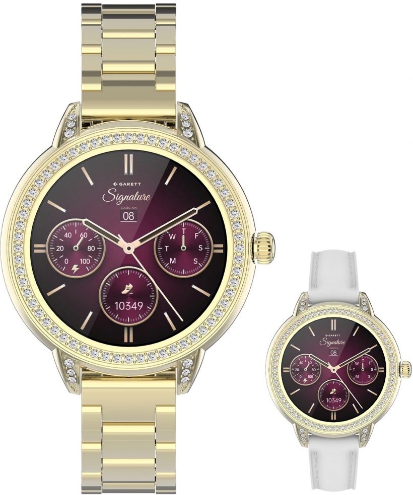 Garett Signature Stella Gold Solid SET női okosóra