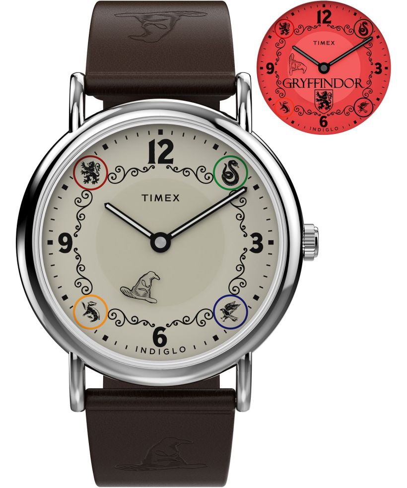 Timex Harry Potter X Weekender Gryffindor House 38mm Leather Strap unisex karóra
