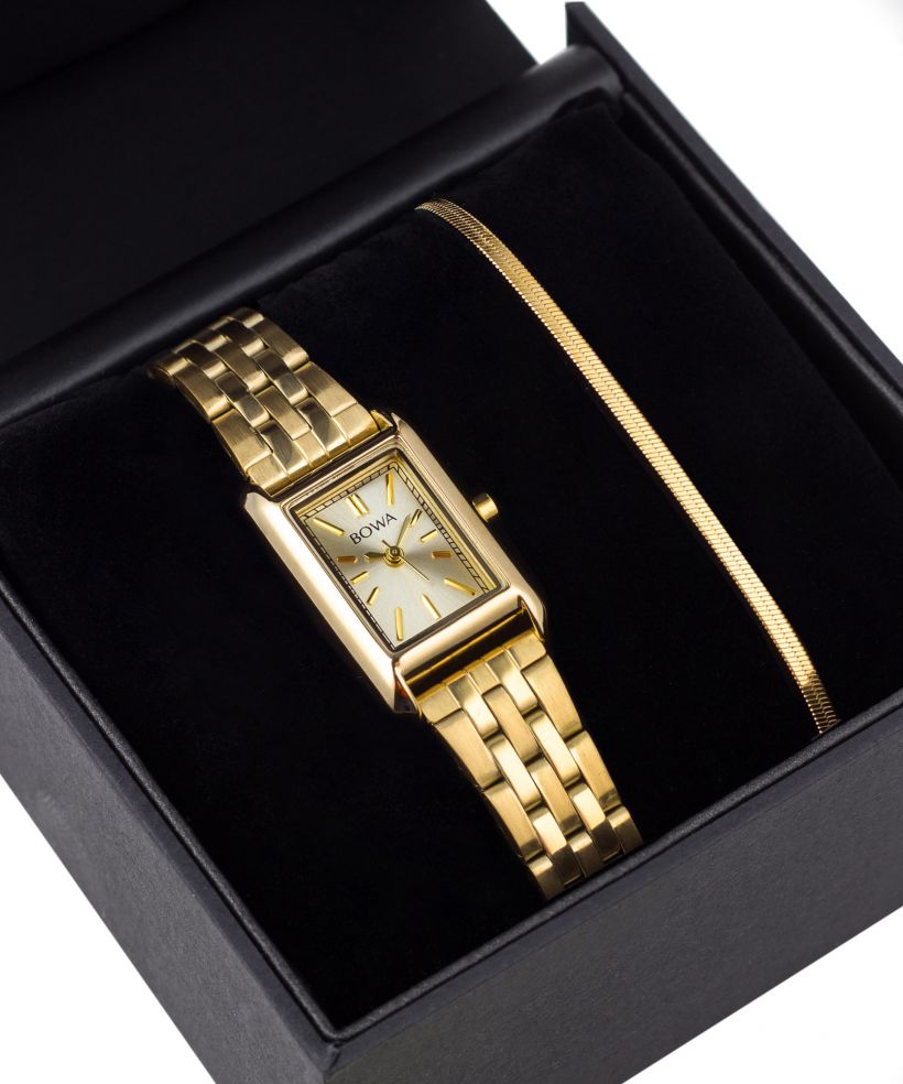 BOWA Paris Full-Gold Steel 20 Gift Set női karóra