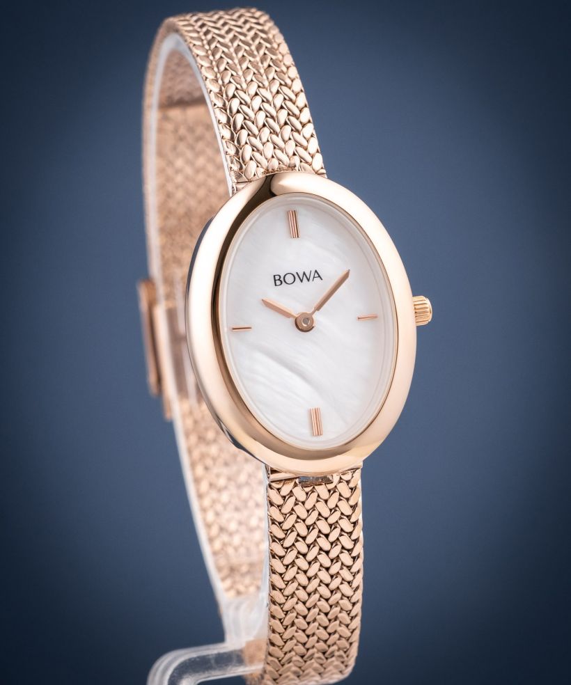 BOWA Oslo Pearl Rose-Gold Mesh 23 női karóra