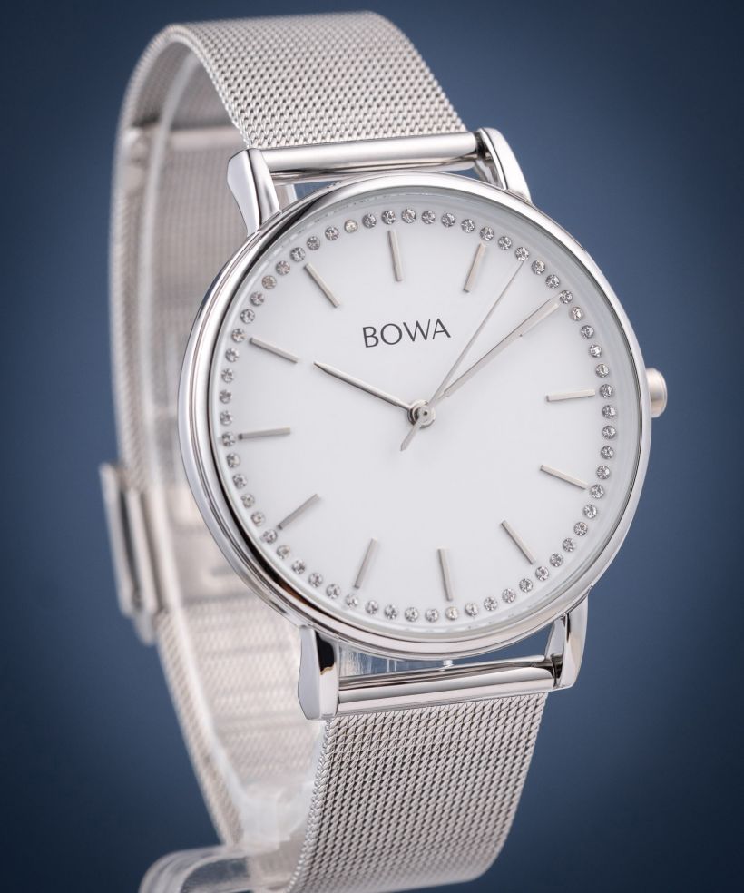 BOWA Rio White-Silver Mesh 38 női karóra