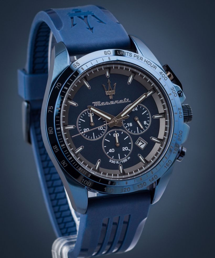 Maserati Traguardo Chronograph Blue Edition férfi karóra