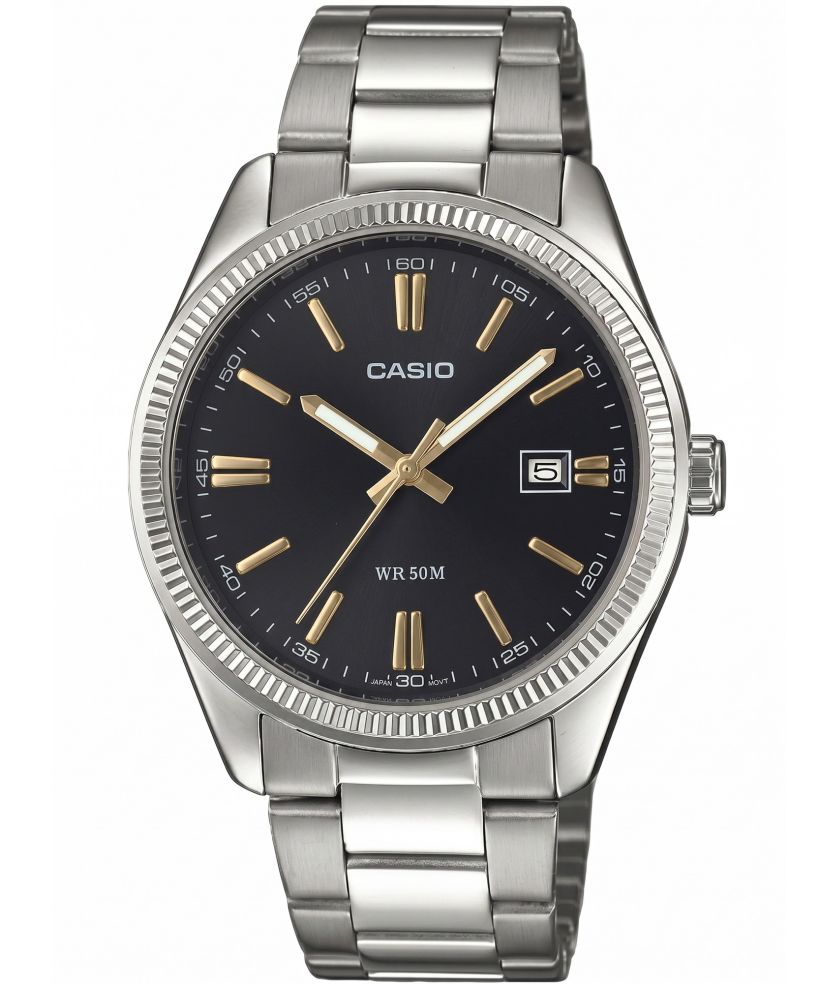 Casio MTP fekete férfi karóra