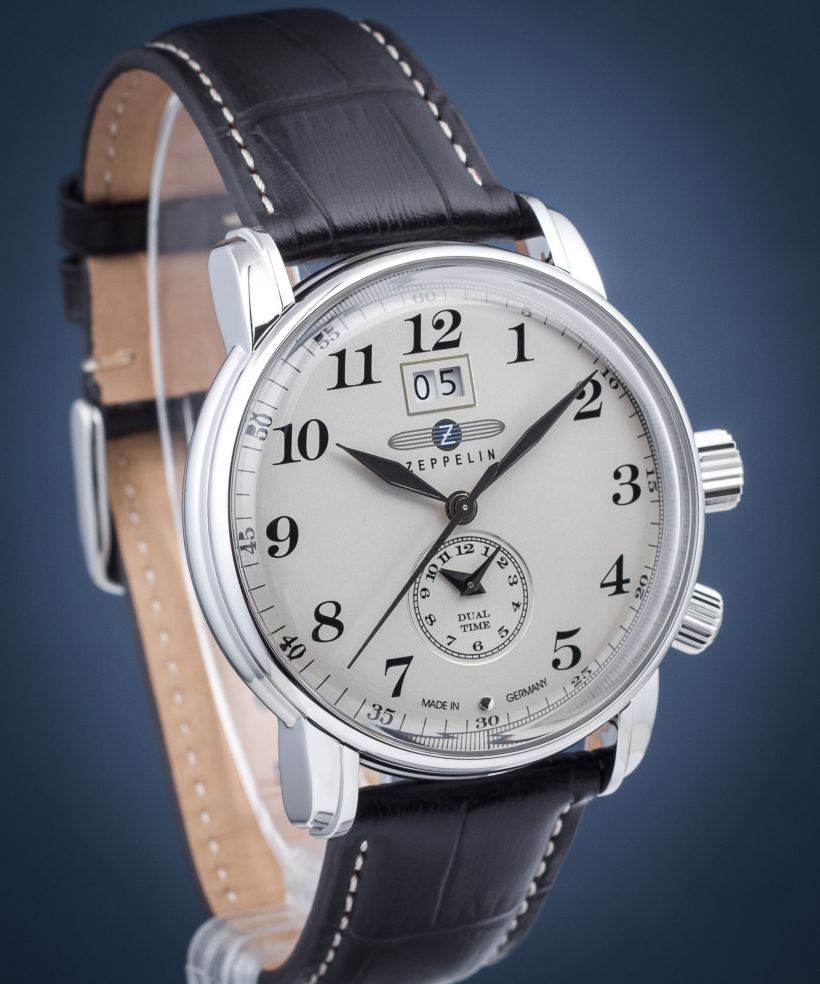 Zeppelin LZ127 Graf Zeppelin Dual Time Férfi Karóra