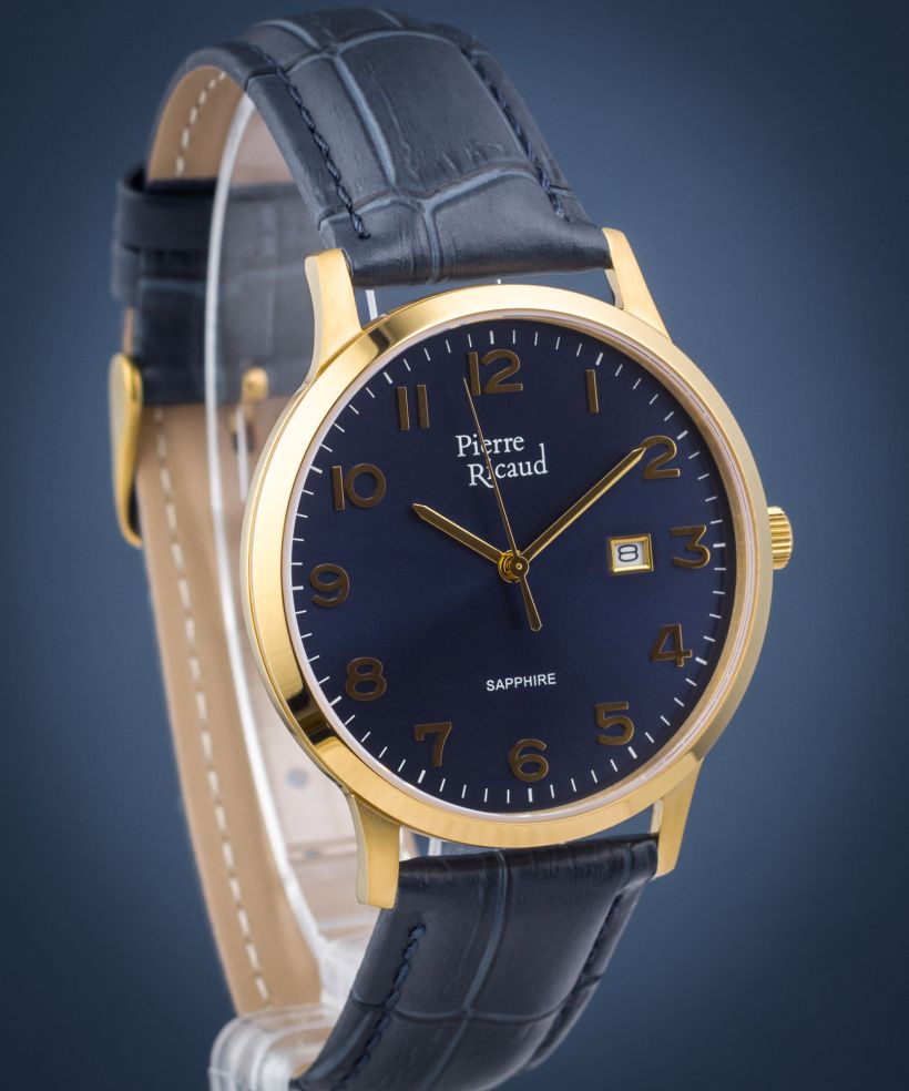 Pierre Ricaud Sapphire Férfi Karóra