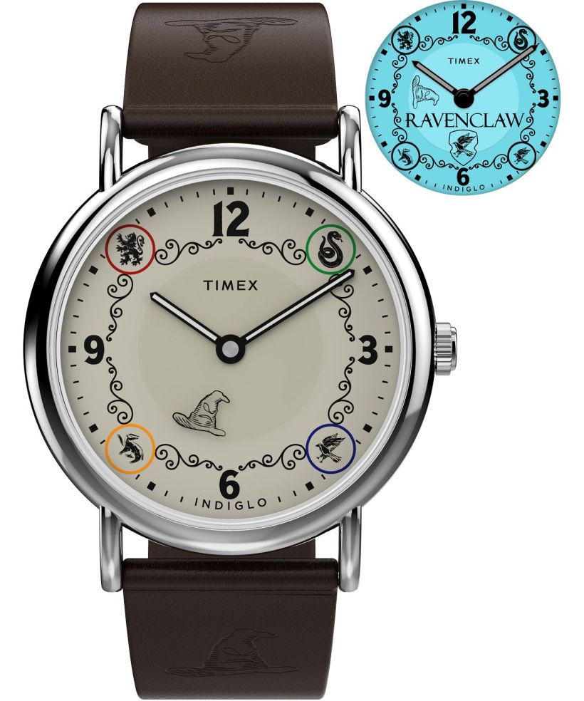 Timex Harry Potter X Weekender Ravenclaw House 38mm Leather Strap unisex karóra