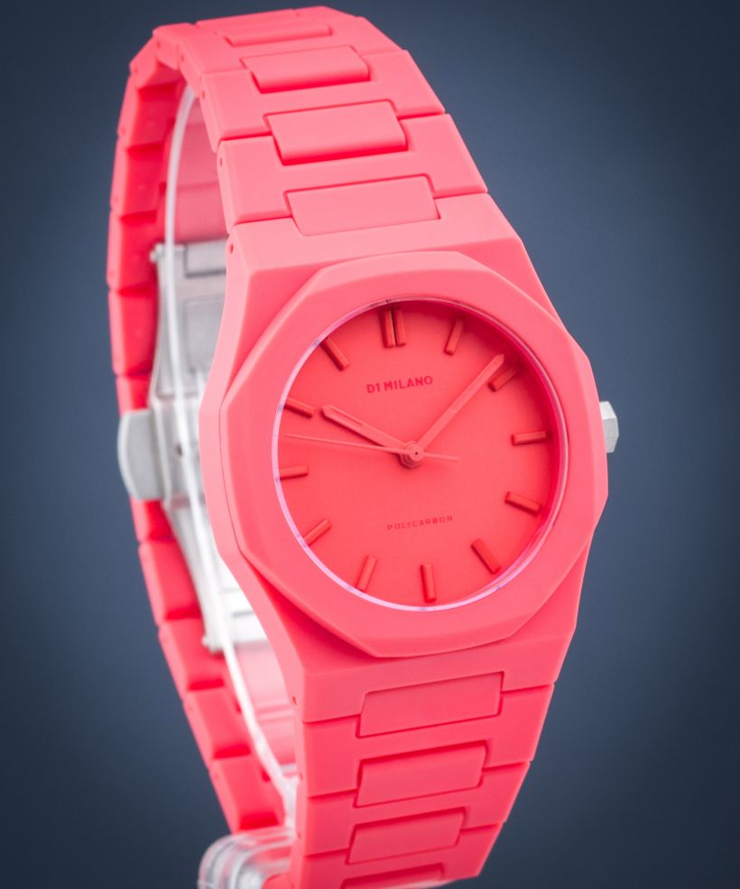 D1 Milano Coral Polycarbon unisex karóra