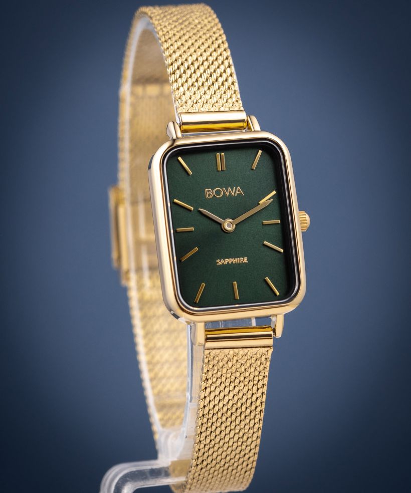 BOWA Dubai Green-Gold Mesh 20 női karóra