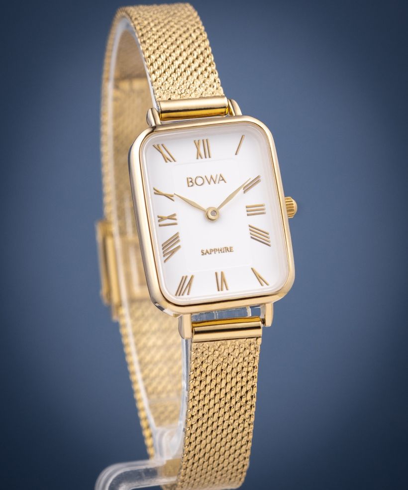 BOWA Dubai White-Gold Mesh 20 női karóra