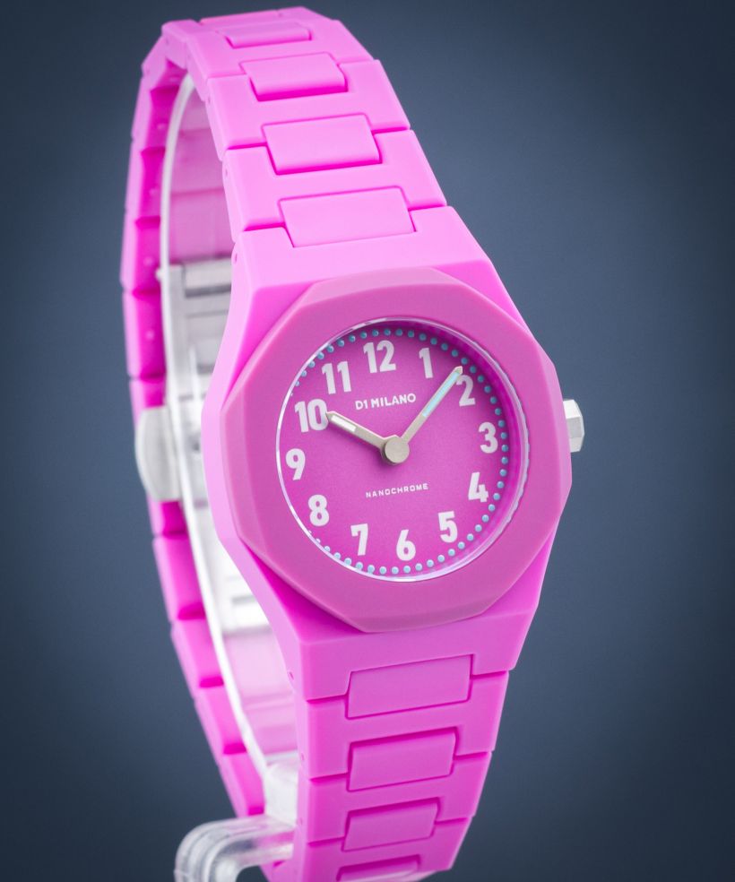 D1 Milano Polycarbon Flamingo unisex karóra