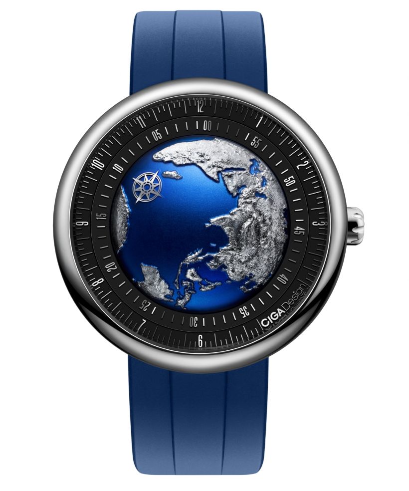 Ciga Design Blue Planet GPHG 2021 Titanium Férfi Karóra