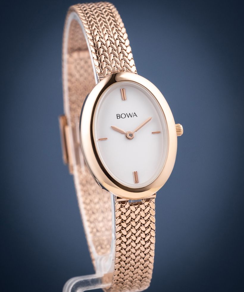 BOWA Oslo White Rose-Gold Mesh 23 női karóra