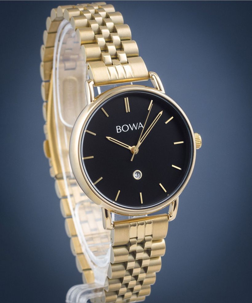BOWA Milan Black Gold Steel 34 női karóra