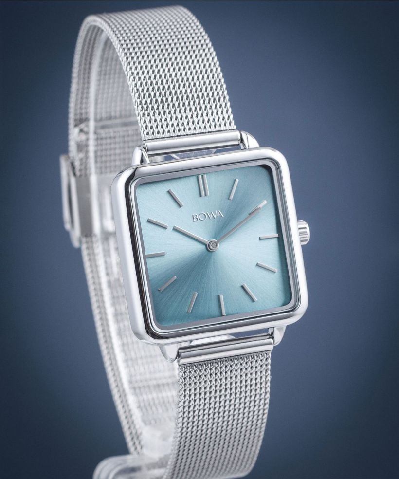 BOWA Vienna Ice-Blue Silver Mesh 29 női karóra