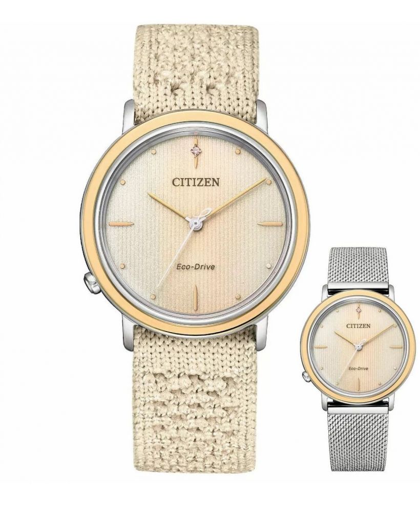 Citizen Sapphire Diamonds Solar Gift Set női karóra