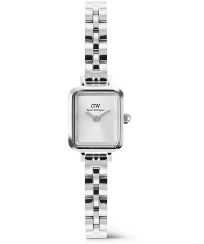 Daniel Wellington Quadro Mini Arch 3-link White Sunray Silver női karóra