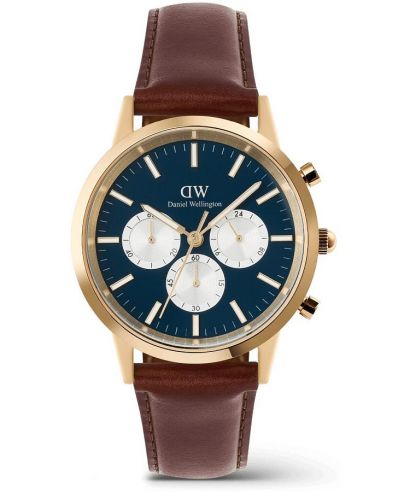 Daniel Wellington Iconic St Mawes Arctic Panda Gold Chronograph férfi karóra