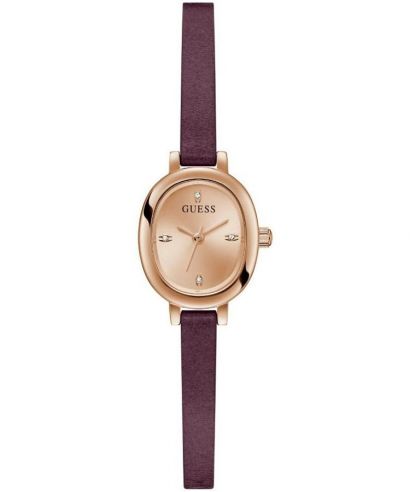 Guess Ladies Red Rose Gold Tone női karóra
