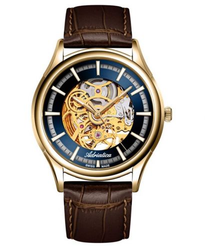Adriatica Classic Skeleton Automatic férfi karóra