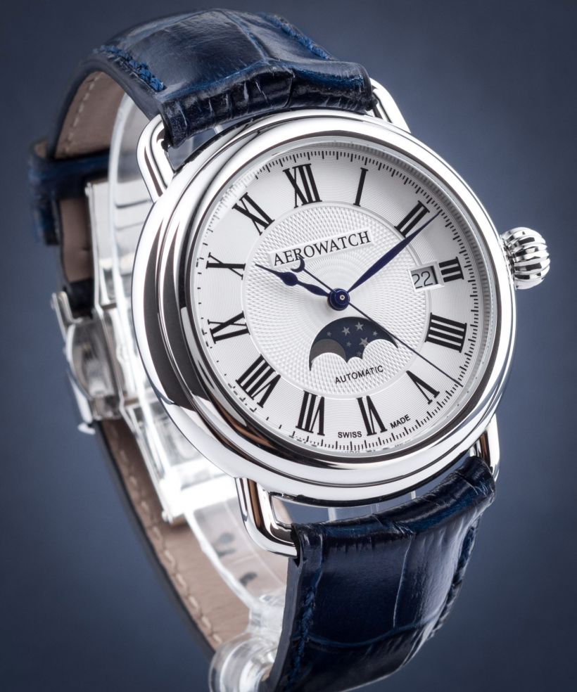 Aerowatch 1942 Moon Phases Automatic Férfi Karóra