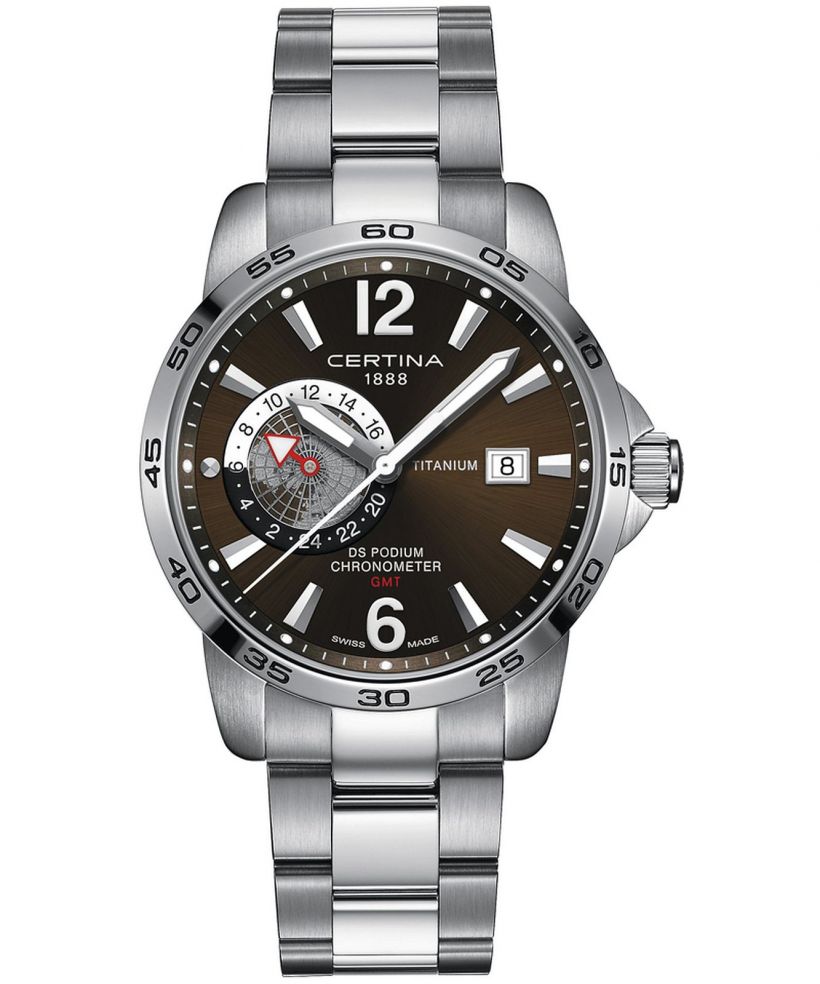 Certina DS Podium Titanium GMT férfi karóra