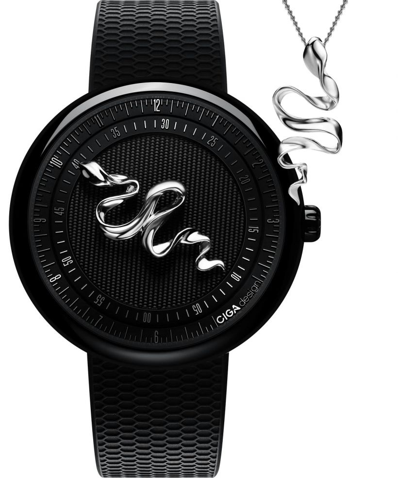 Ciga Design Legend of Serpent Automatic Silver 925 Edition GPHG 2021 SET férfi karóra