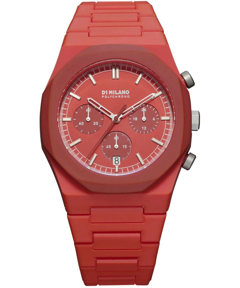 D1 Milano Red Blast Polychrono Chronograph férfi karóra
