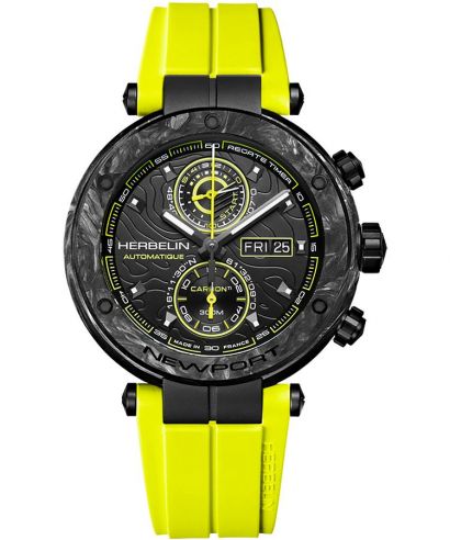 Herbelin Newport Carbon Chronograph Titanium Automatic Limited Edition férfi karóra