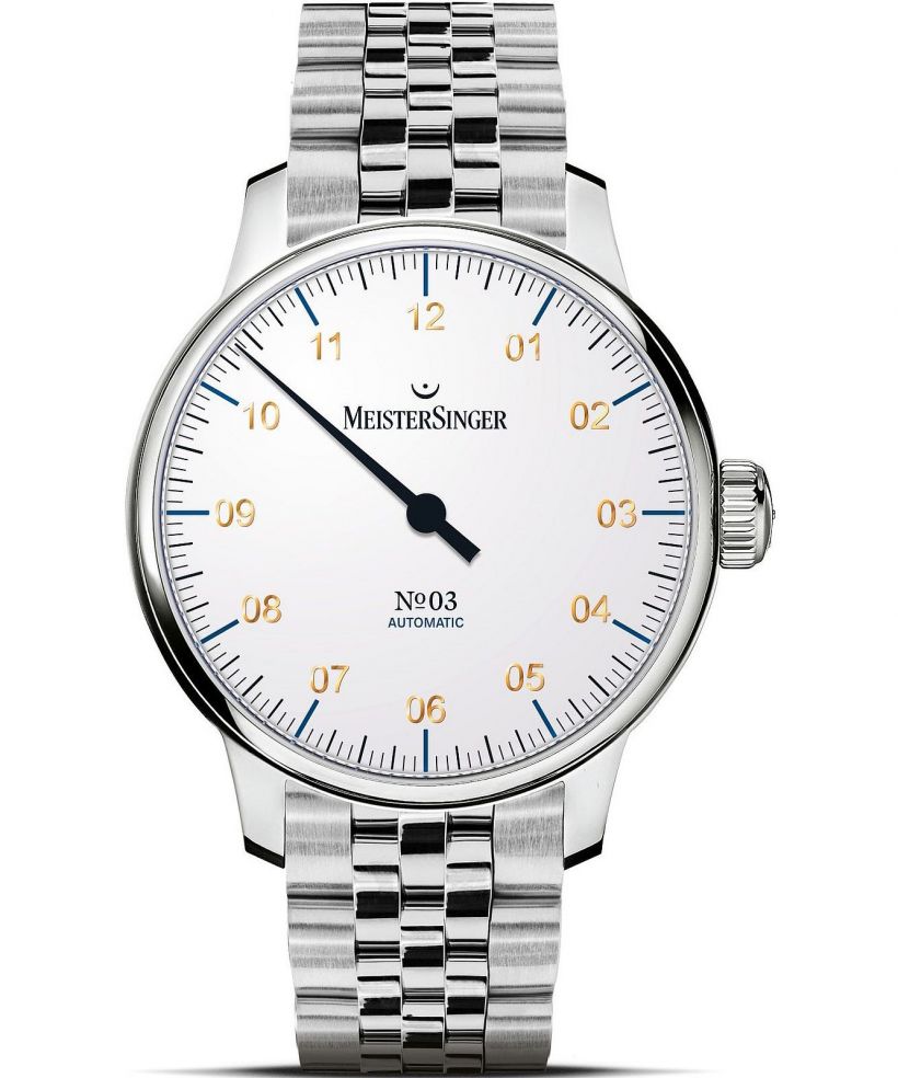 Meistersinger N°03 White Automatic férfi karóra