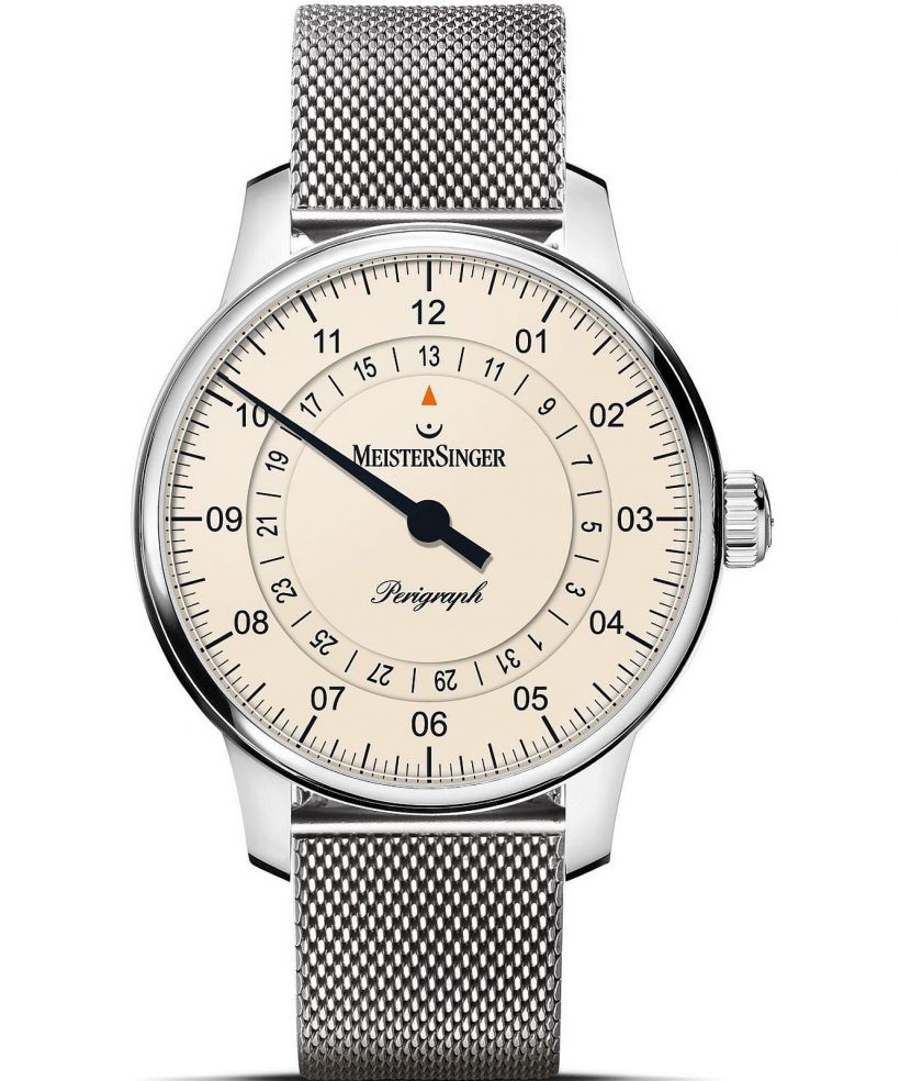 Meistersinger Perigraph - 38mm Ivory férfi karóra