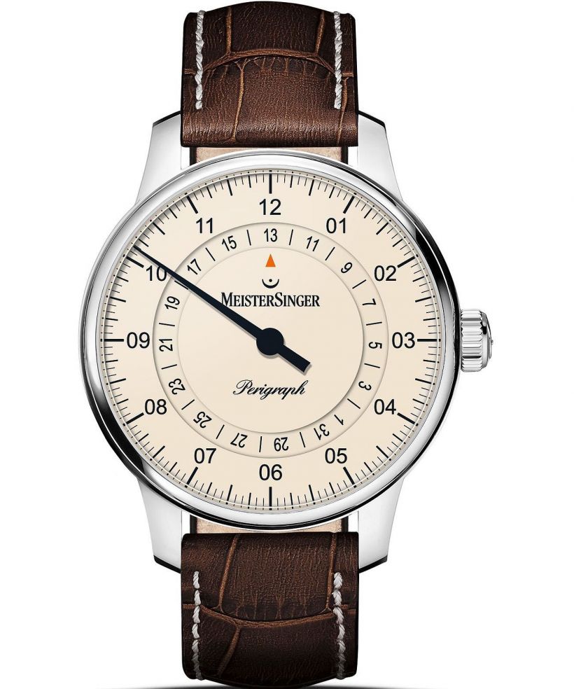 Meistersinger Perigraph - 38mm Ivory férfi karóra