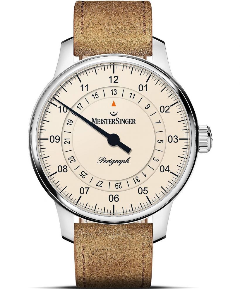 Meistersinger Perigraph - 38mm Ivory férfi karóra