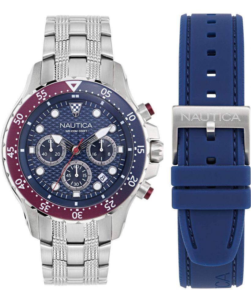 Nautica Sporty Chronograph SET férfi karóra
