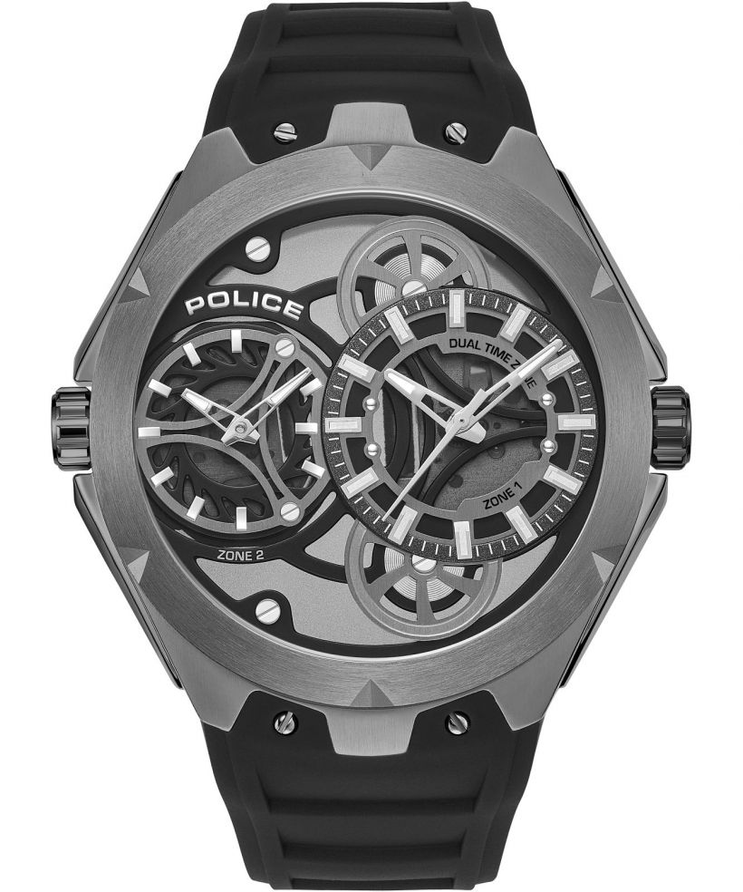 Police Scepter Open Heart Dual Time férfi karóra
