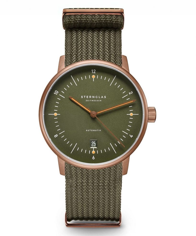 Sternglas Naos Automatik dunkelgrün bronze férfi karóra