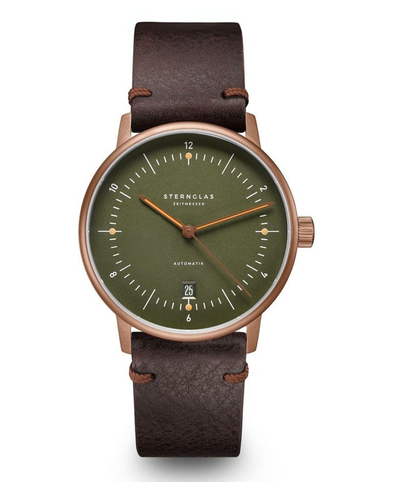 Sternglas Naos Automatik dunkelgrün bronze férfi karóra