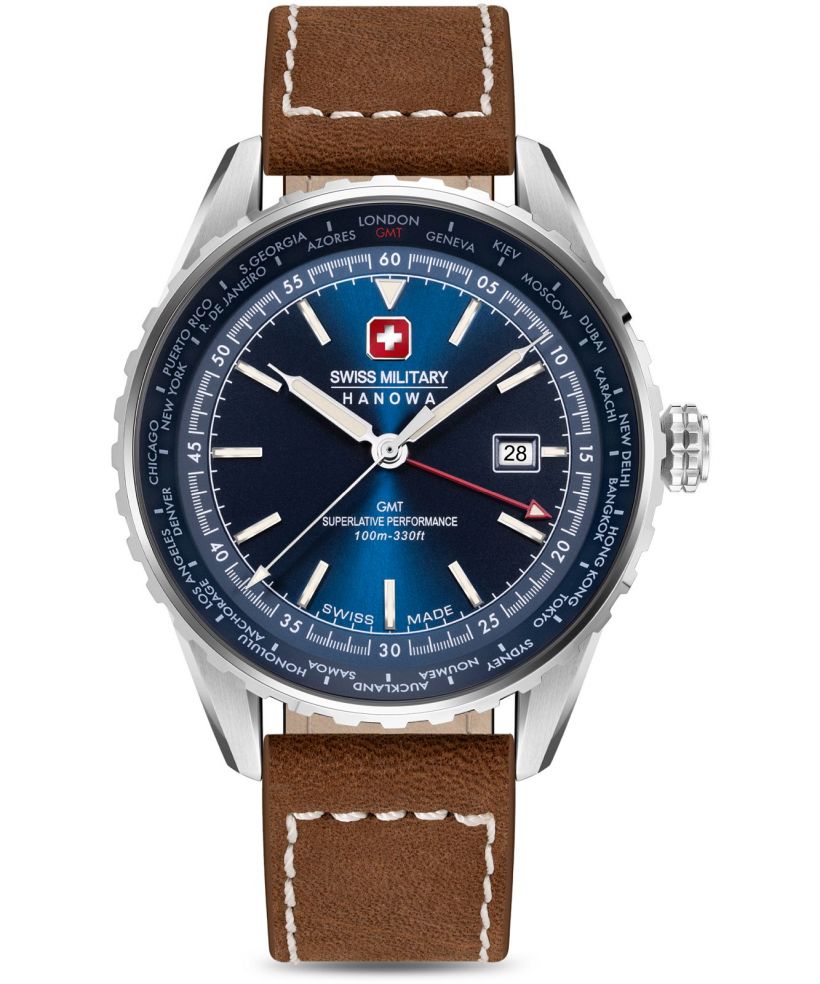 Swiss Military Hanowa Afterburn GMT férfi karóra