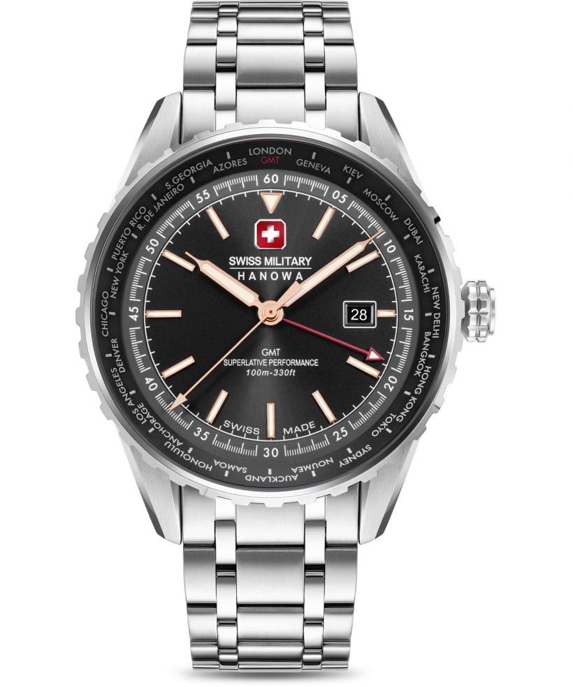 Swiss Military Hanowa Afterburn GMT férfi karóra