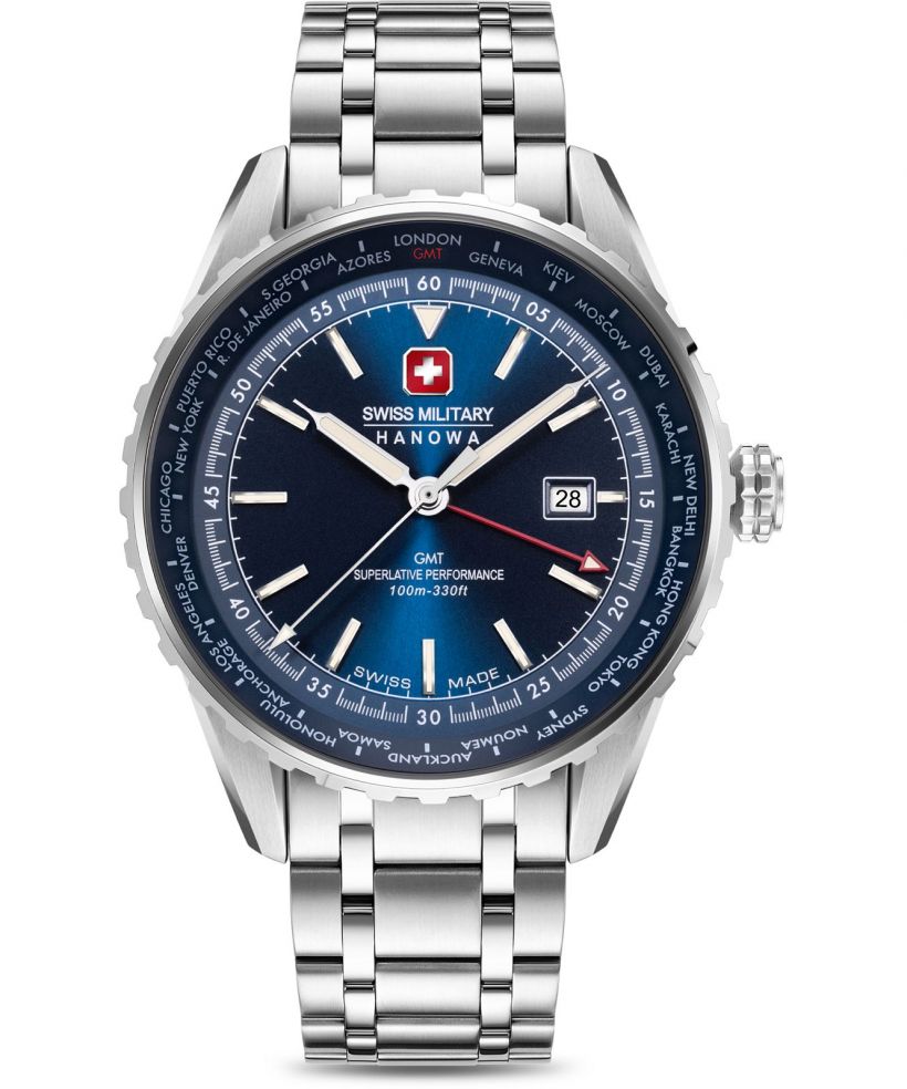 Swiss Military Hanowa Afterburn GMT férfi karóra