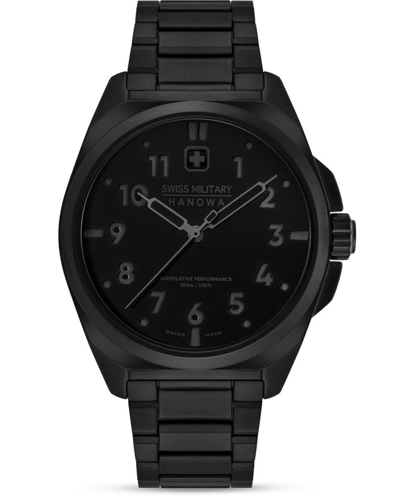 Swiss Military Hanowa Fieldmaster Stealth férfi karóra
