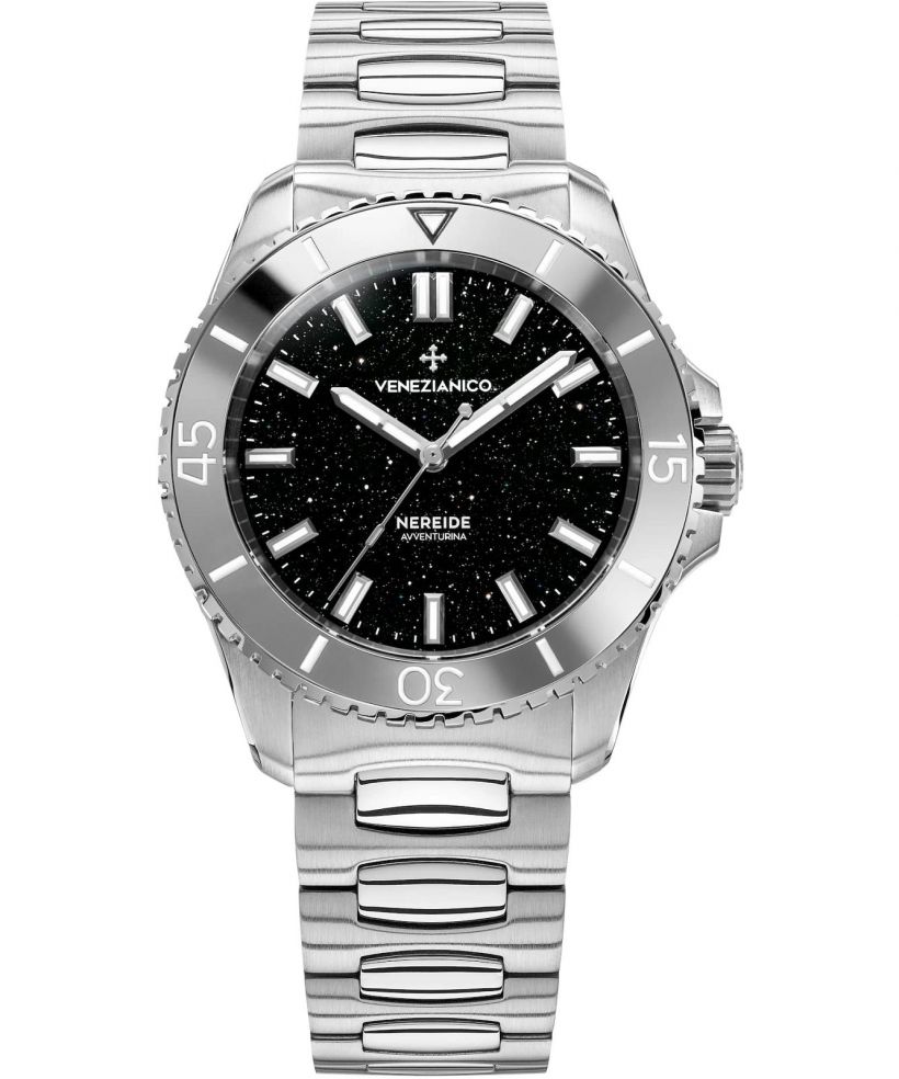 Venezianico Nereide 39 Avventurina Nera Automatic férfi karóra