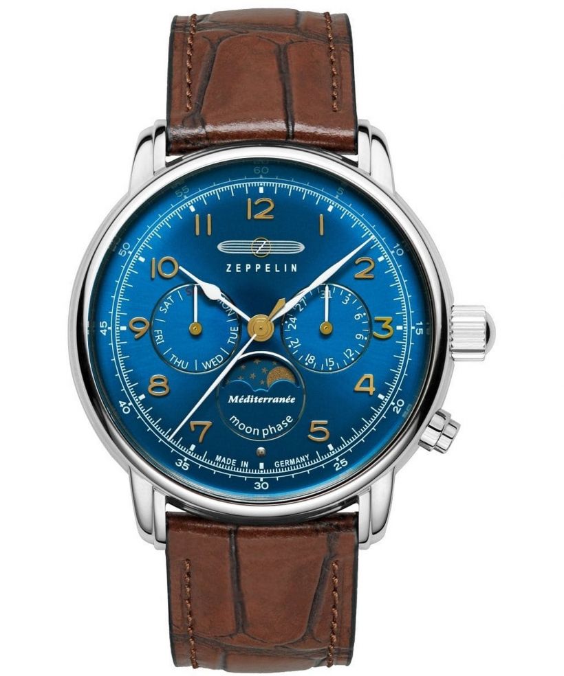 Zeppelin Mediterranee Moonphase férfi karóra